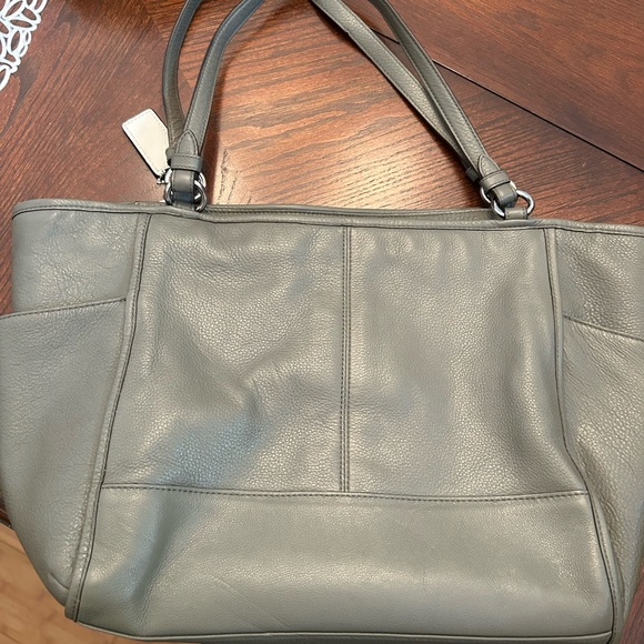 Coach green leather bag - Picture 11 of 13